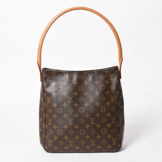 Louis Vuitton Looping GM Bag Monogram Leather Brown Gold in Brown Leather from The Reluxe, photo 1 of 1