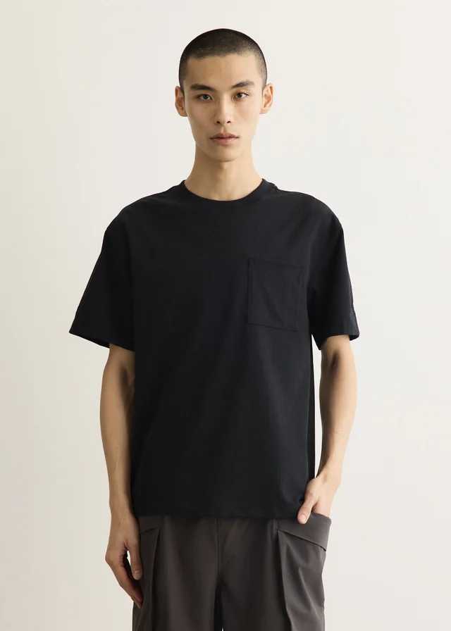 New Balance NB Grey Pocket T-Shirt in BLACK (BK), image 1 of 1 from Incu