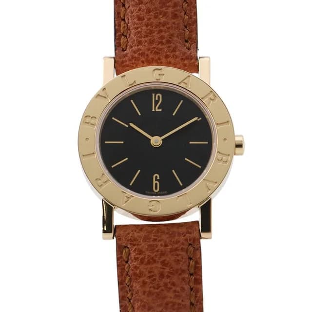 Bvlgari Watch Black Dial Quartz in Black Crocodile from The Reluxe, photo 1 of 1
