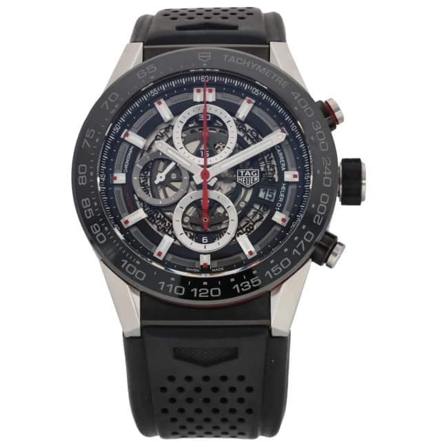 TAG Heuer Carrera CAR2A1Z-0 45mm PVD Stainless Steel Watch from H&T, photo 1 of 1