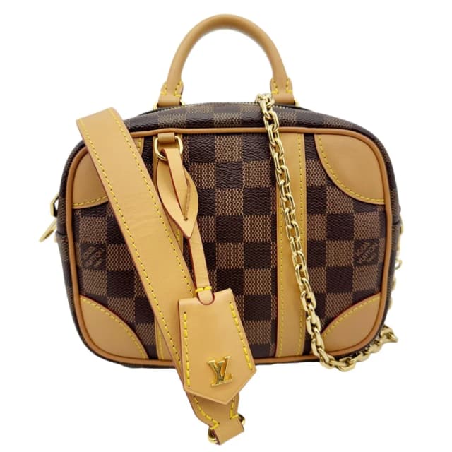 Louis Vuitton Valisette Souple BB Damier Ebene Shoulder Bag Brown in Brown Canvas from Dallas Designer Handbags, photo 1 of 1