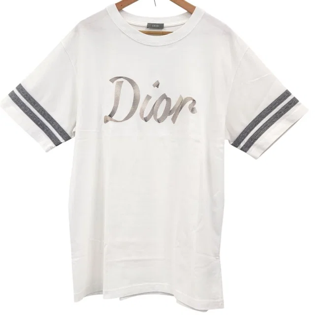 Dior Homme Compact Jersey Relaxed Fit T-Shirt White Spring Summer L in White from The Reluxe, photo 1 of 1