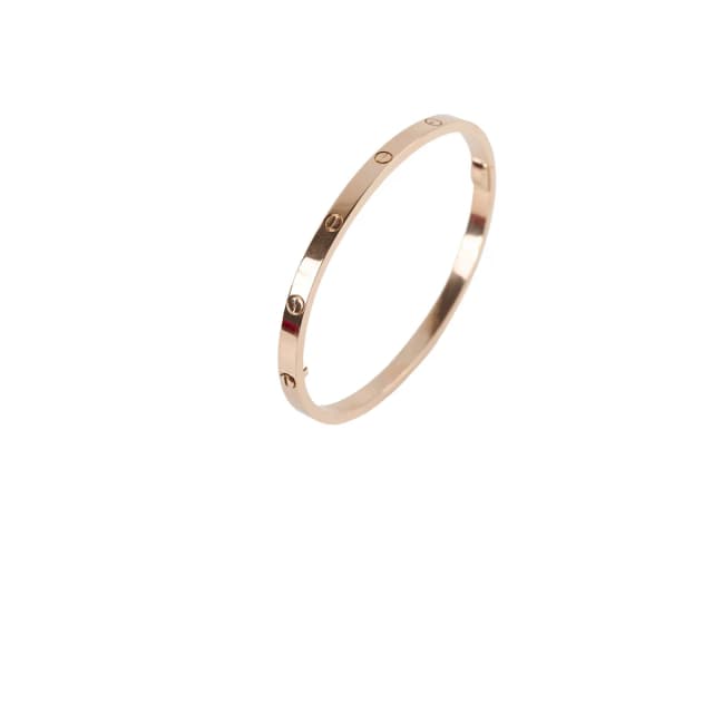 Cartier Love SM Pink Gold Size 16 Bracelet in Pink from The Purse Affair, photo 1 of 1