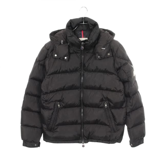 Moncler Down Jacket Maya Nylon Coat in Nylon from The Reluxe, photo 1 of 1