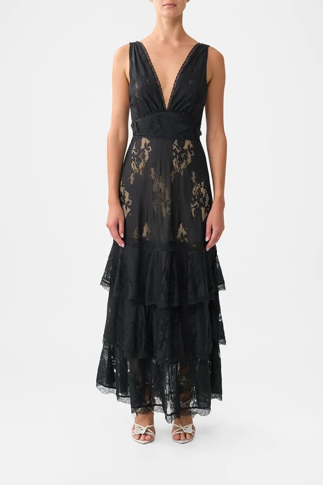 Camilla eBoutique TIERED RUFFLE HEM DRESS OTTOMAN ELEGANCE, image 1 of 1 from CAMILLA