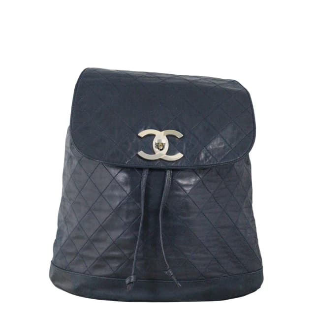 Chanel Vintage Drawstring Backpack in Lambskin from Luxe.It.Fwd, photo 1 of 1