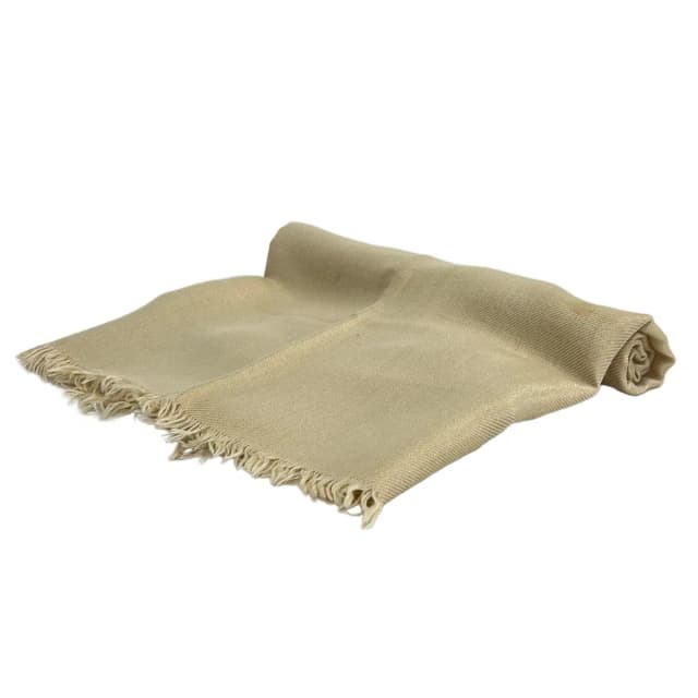 Loro Piana Shawl Ivory Cashmere Silk Scarf in White Silk from The Reluxe, photo 1 of 1