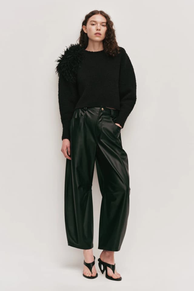AJE Annalise Jumper in BLACK/BLACK, image 1 of 1 from Aje