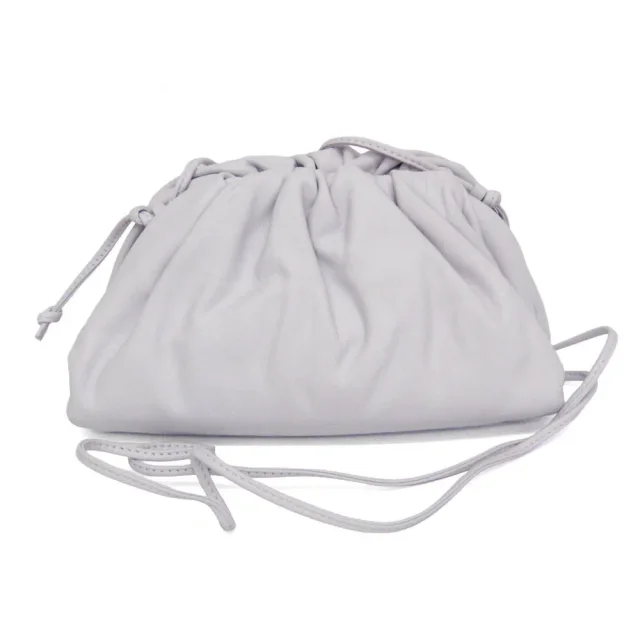 Bottega Veneta Mini The Pouch 585852 Women's Leather Shoulder Bag White in White Leather from Elady, photo 1 of 1