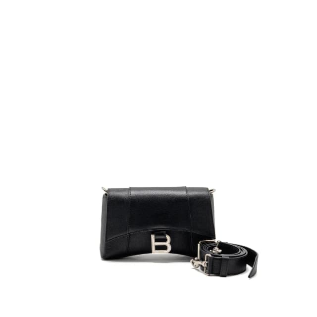 Balenciaga Small Downtown Shoudler Bag Calfskin Black SHW in Black Calfskin from EMIER, photo 1 of 1