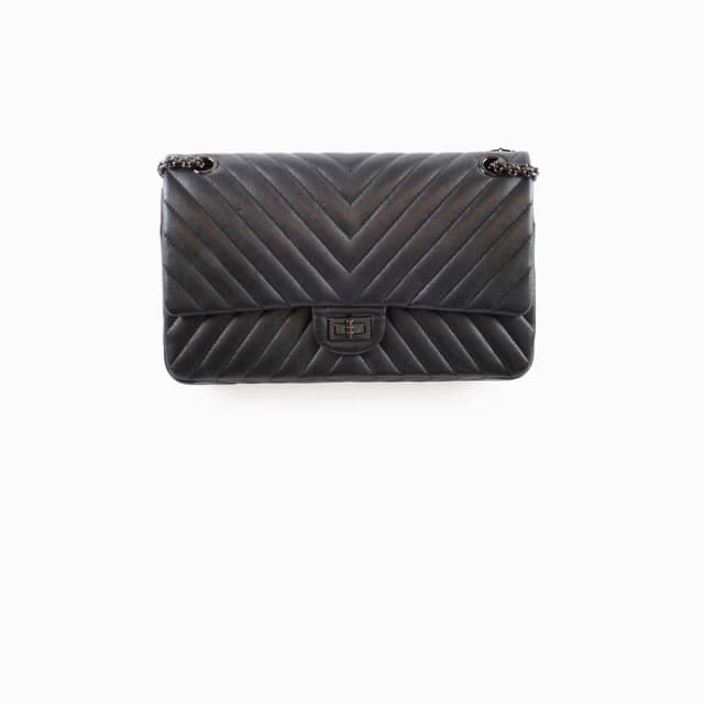 Chanel Reissue 226 Black BHW 24 Series in Black Leather from The Purse Affair, photo 1 of 1