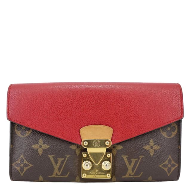 Louis Vuitton Pallas Monogram Canvas Wallet Red in Red Coated canvas from Dallas Designer Handbags, photo 1 of 1