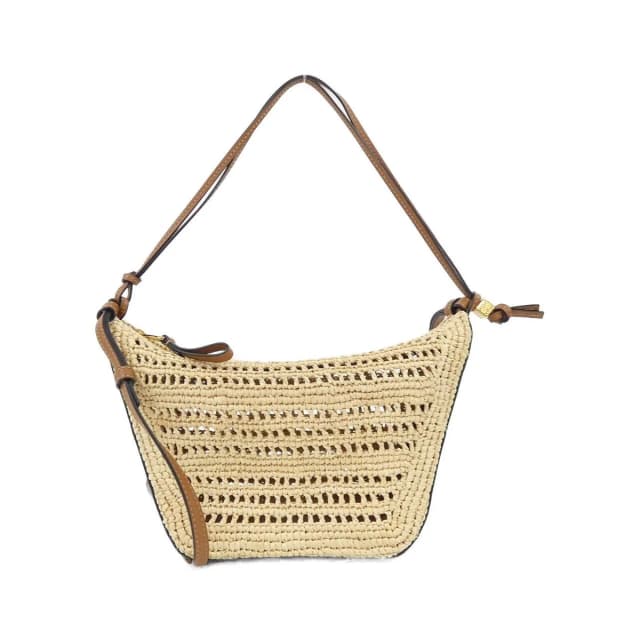 Loewe Hammock Hobo Mini Shoulder Bag in Raffia from The Reluxe, photo 1 of 1