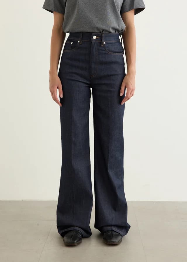 A.P.C. Domino Jeans in IAI INDIGO, image 1 of 1 from Incu