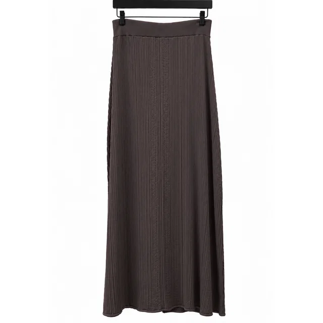 The Row Centella Silk Ribbed Skirt in Silk from Clotheshorse Anonymous, photo 1 of 1