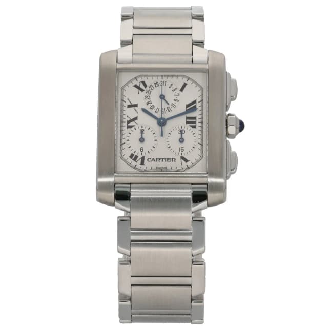 Cartier Tank Francaise W51001Q3 28mm Stainless Steel Watch from H&T, photo 1 of 1