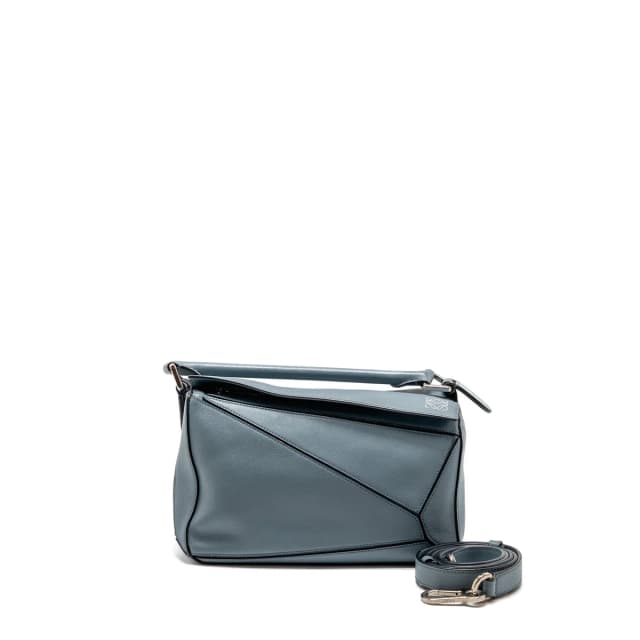 Loewe Small Puzzle Bag Calfskin Stone Blue SHW in Blue Calfskin from EMIER, photo 1 of 1