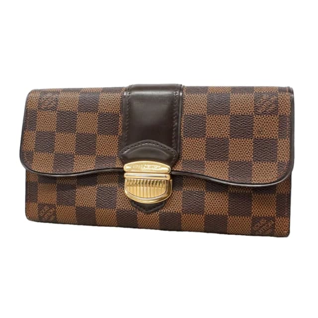 Louis Vuitton Wallet Damier Portefeuille Sistina Ebene in Brown from The Reluxe, photo 1 of 1