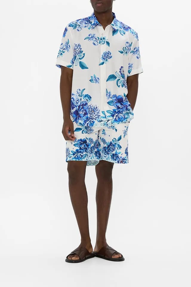 Camilla eBoutique MID LENGTH TRAIL SHORT WITH FIXED WAIST A CERAMIC GARDEN, image 1 of 1 from CAMILLA