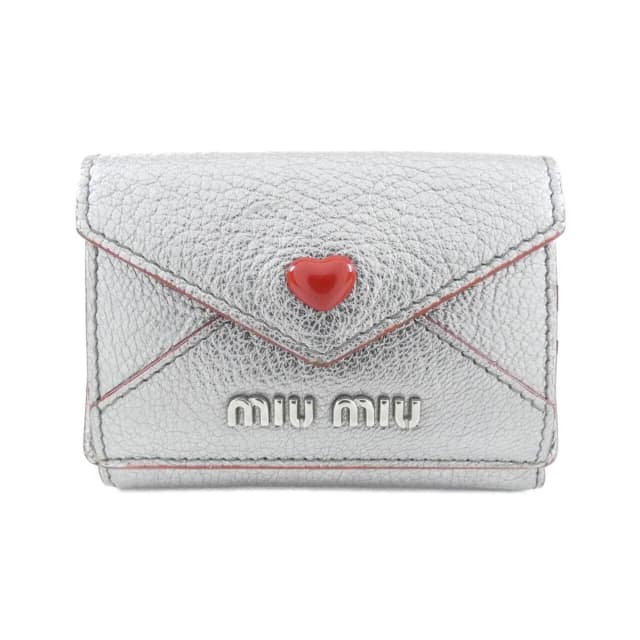 Miu Miu Wallet Silver in Silver from The Reluxe, photo 1 of 1