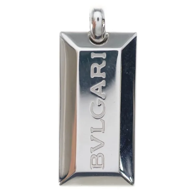 Bvlgari 18k White Gold Ingot Pendant in White from The Reluxe, photo 1 of 1