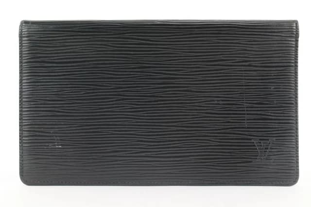 Louis Vuitton Black Epi Leather Long Bifold Wallet in Black Leather from Bagriculture, photo 1 of 1