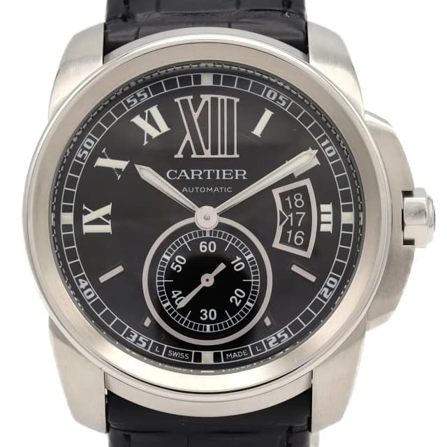 Calibre de Cartier SS Automatic Watch from The Reluxe, photo 1 of 1
