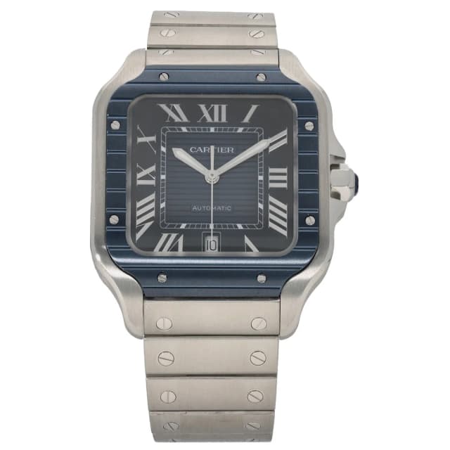 Santos De Cartier WSSA0048 39.8mm Stainless Steel Watch from H&T, photo 1 of 1