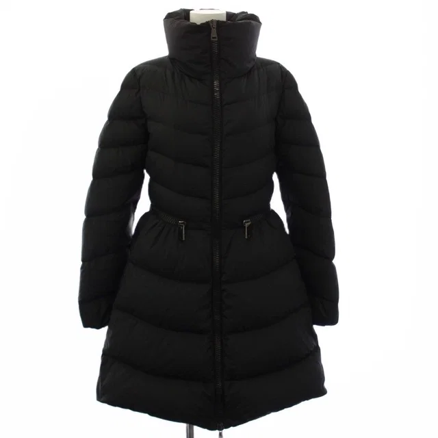 Moncler Mirieron Down Coat Anime Tag 1 Black YT in Black Nylon from The Reluxe, photo 1 of 1