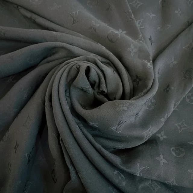 Louis Vuitton Monogram Silk Scarf Navy in Navy Silk from The Reluxe, photo 1 of 1