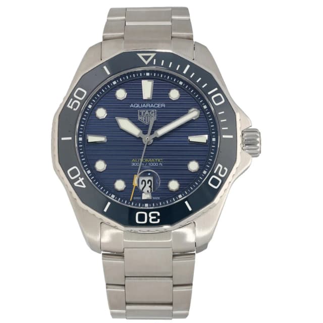 TAG Heuer Aquaracer WBP201B-0 44mm Stainless Steel Watch from H&T, photo 1 of 1