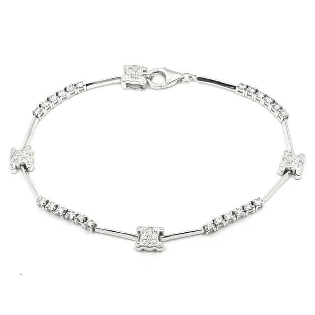 Celine Bracelet 750 White Gold Diamond in White from The Reluxe, photo 1 of 1