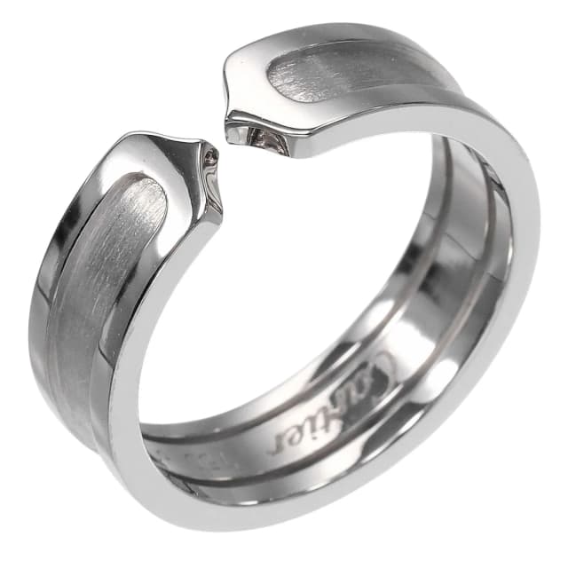 Cartier 2C White Gold Ring in White from The Reluxe, photo 1 of 1