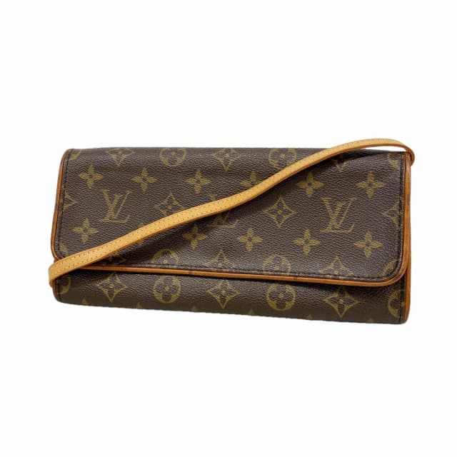 Louis Vuitton Shoulder Bag Monogram Pochette Twin GM Brown in Brown from The Reluxe, photo 1 of 1