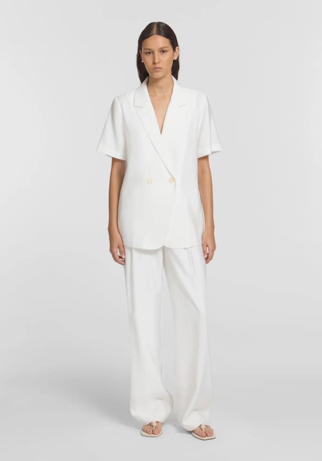 VIKTORIA & WOODS Hepburn Shirt in IVORY, image 1 of 1 from Viktoria & Woods