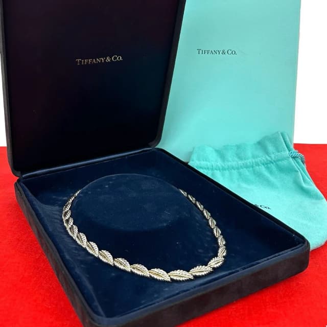 Tiffany & Co. Natura Roulis Full Duo Necklace 925 Sterling Silver 18 18K Gold in Gold from The Reluxe, photo 1 of 1