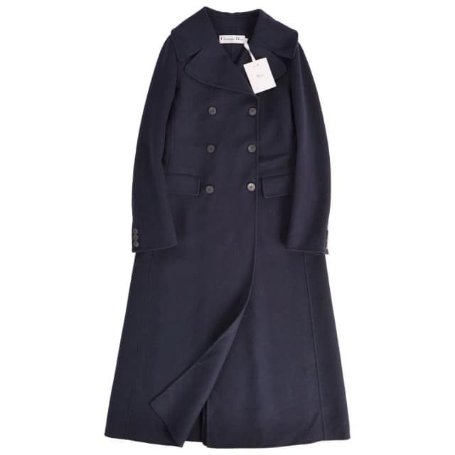 Dior Coat Navy in Navy Cashmere from The Reluxe, photo 1 of 1