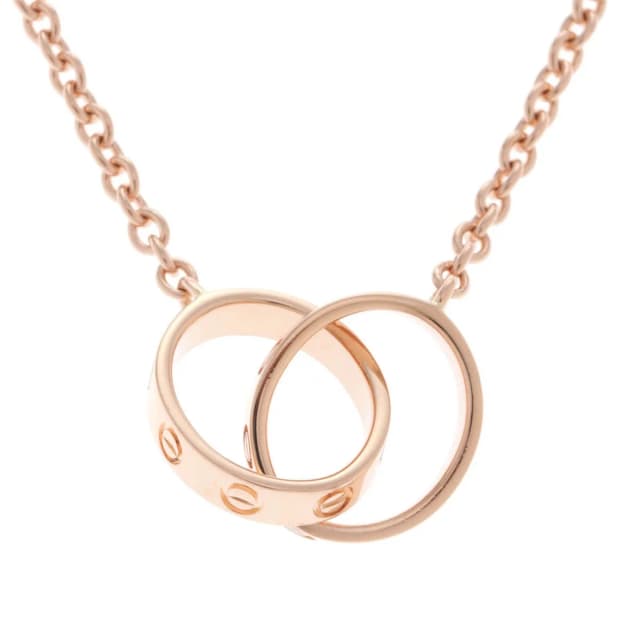 Cartier Baby Love Necklace 18k Pink Gold in Pink from The Reluxe, photo 1 of 1