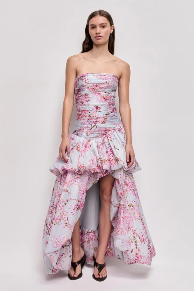 AJE Ambrose Gown in CHERRY BLOSSOM, image 1 of 1 from Aje