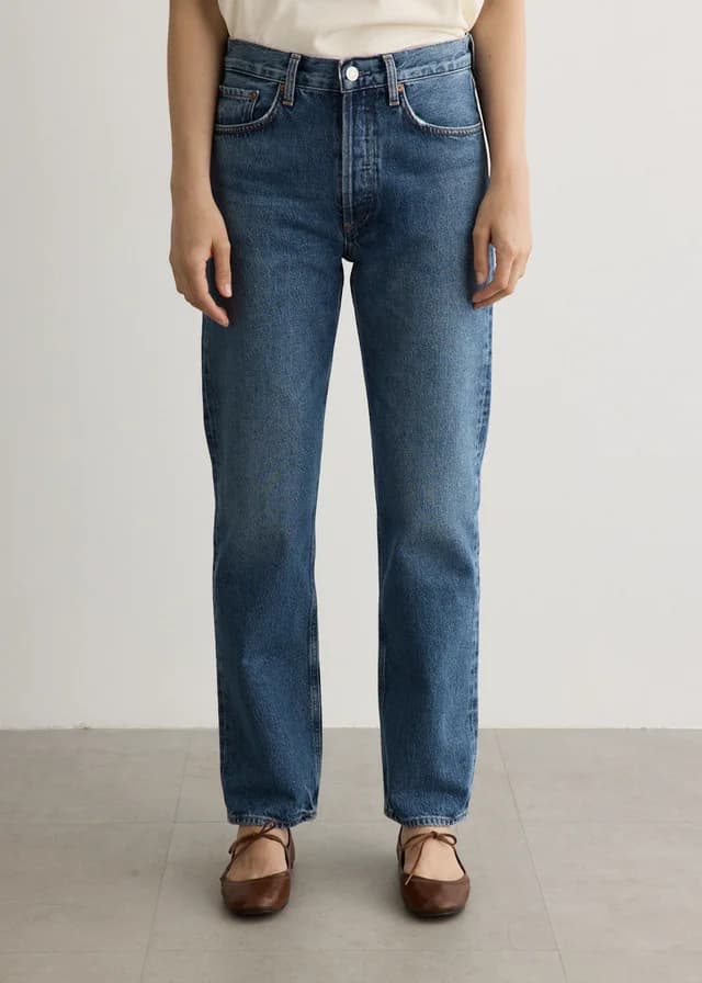 Agolde Lana Jeans in liberty (md tinted ind), image 1 of 1 from Incu