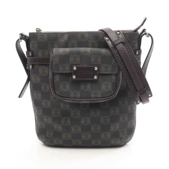 Loewe Shoulder Bag Anagram Da Ninebrown Canvas Leather in Canvas from The Reluxe, photo 1 of 1