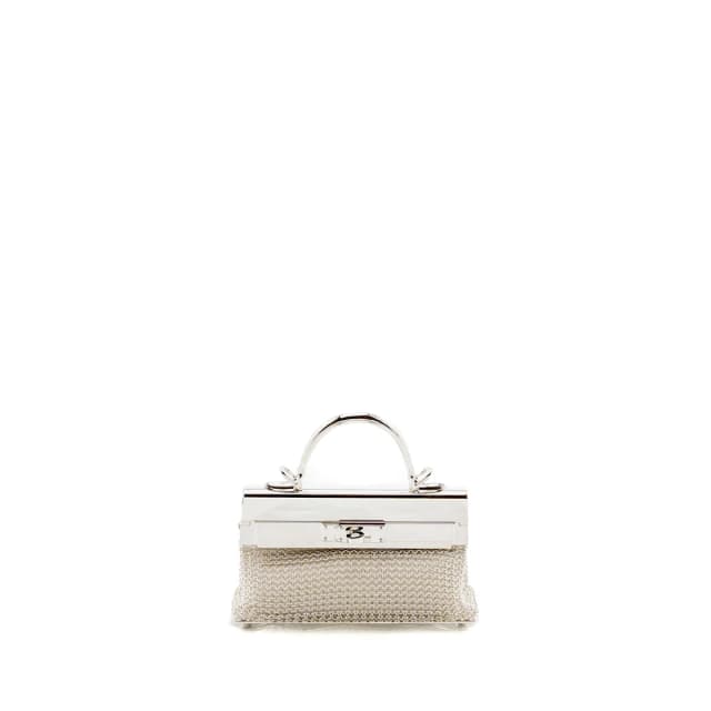 Hermès Kellymorphose Sac Bijou Kelly Sterling Silver in Silver from EMIER, photo 1 of 1
