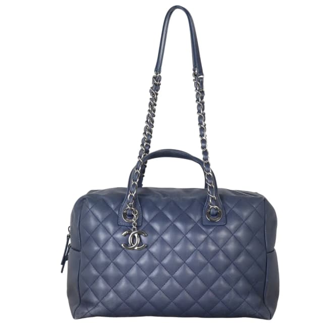 Chanel Feather Weight Bowling Bag in Calfskin from Luxe.It.Fwd, photo 1 of 1