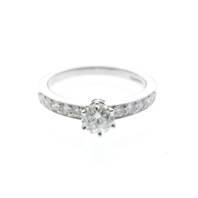 Tiffany & Co. Engagement Diamond Ring Platinum Fashion Diamond Band Ring Silver in Silver Platinum from Elady, photo 1 of 1