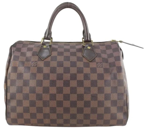 Louis Vuitton Damier Ebene Speedy 30 Boston Bag in Brown Canvas from Bagriculture, photo 1 of 1