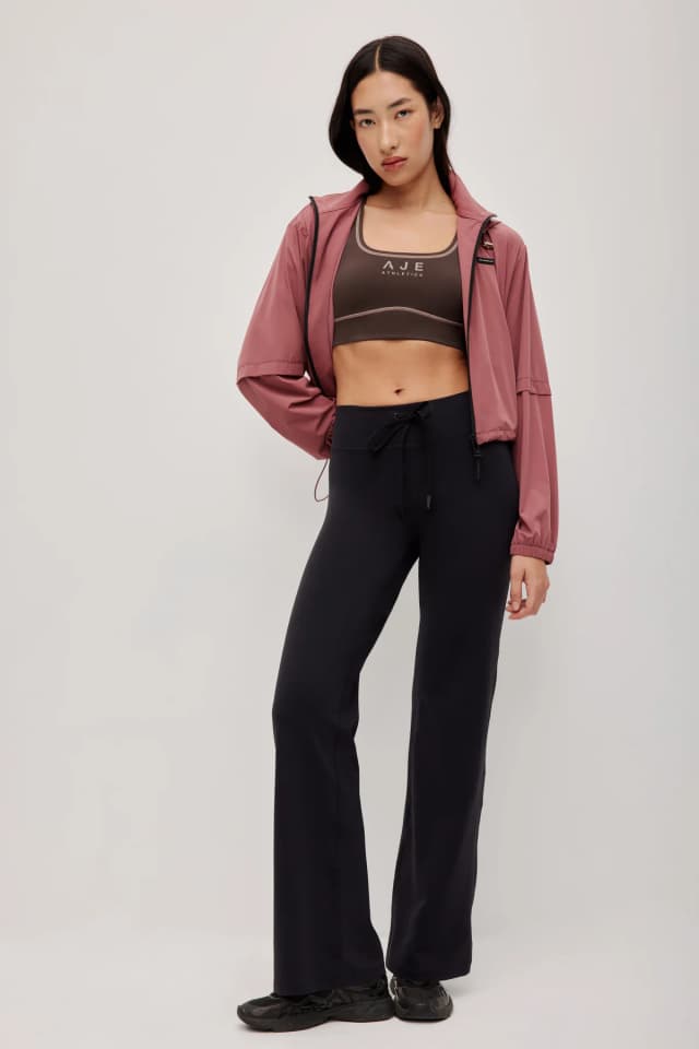 Athletica Hooded Running Jacket 716 in DUSKY ROSE, image 1 of 1 from Aje