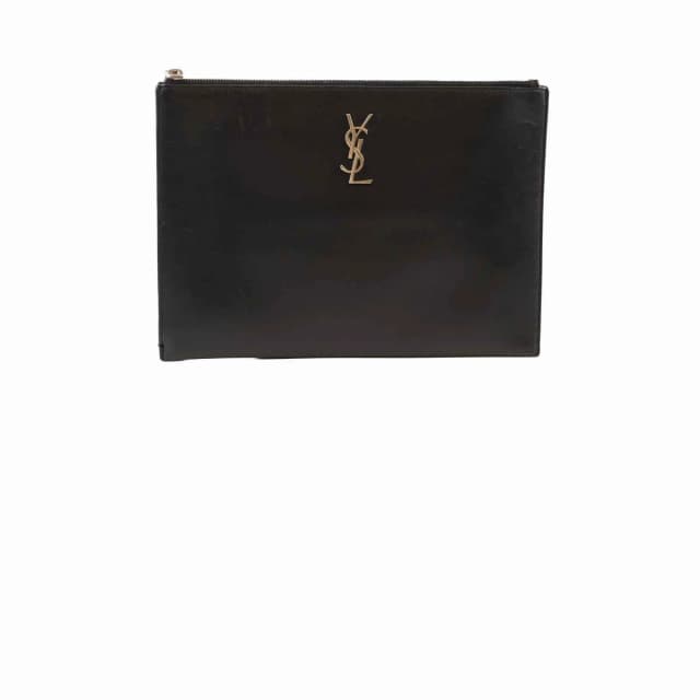 Saint Laurent Ipad Holder Black Soft Calfskin in Black Calfskin from The Purse Affair, photo 1 of 1