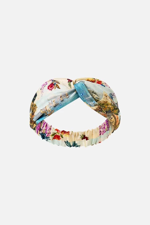 Camilla eBoutique WOVEN TWIST HEADBAND BODRUM BOTANICALS, image 1 of 1 from CAMILLA
