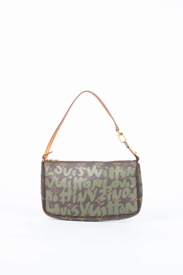 Louis Vuitton x Stephen Sprouse Graffiti Pochette Accessoires in Coated canvas from Break Archive, photo 1 of 1