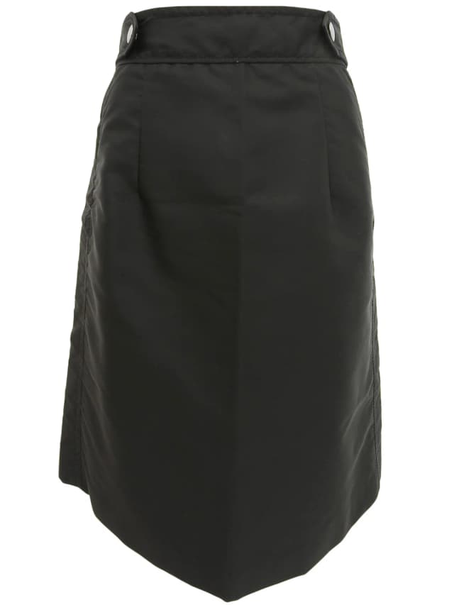 Prada Nylon Flare Skirt #38 Black from VINTAGE QOO TOKYO, photo 1 of 1